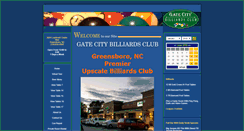 Desktop Screenshot of gatecitybilliards.com