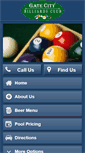 Mobile Screenshot of gatecitybilliards.com